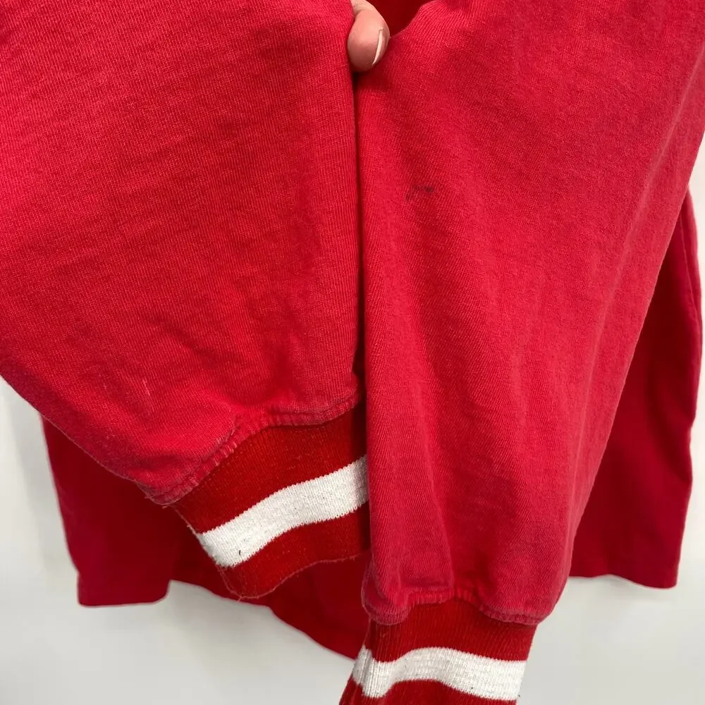 Spirit Jersey Red Washington State Cougars WSC Long Sleeve Mens Small
